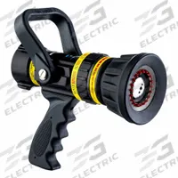 VIPER Fire Hose Nozzle: Adj Gallonage, Fog, I210435. Key specifications — Product Type: Nozzle; Thread Type: NST; Base Type: Swivel; Body Material: Aluminum; Activates By: Shutoff Handle; Nozzle Option: Adjustable Gallonage; Spray Pattern: Fog/Straight Stream; Brand: VIPER.