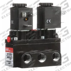 ARO Solenoid Air Control Valve: Alpha, Four-Way / Two-Position, 120V AC, 1/4 in Female NPT, 150 psi (MPN A212SD-120-A). Key specifications — attr1092969: Non-Locking; attr1086920: A212SD-120-A; attr1092977: Solenoid Return.