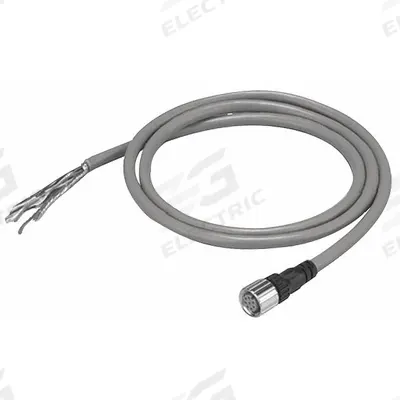 OMRON Emitter Cable: M12 Connector - Connection Modules for Light Curtains