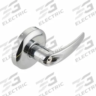 CAL-ROYAL Door Lever Lockset: Storeroom Lever Locksets, Chrome