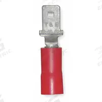 STA-KON Wire Disconnect: Male Tab, Red, Vinyl, Partial Coverage, 22 AWG – 18 AWG Wire Size (MPN 18RAD-188). Key specifications — attr1307035: STA-KON; attr1307036: 18RAD-188.
