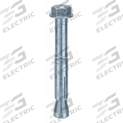 MKT FASTENING Wedge Anchor Bolt: 108 mm Overall Lg, 15 mm Dia, M10 Thread Size, Steel - Steel Wedge Anchors