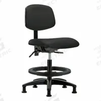 Ergonomic Chair: Vinyl, Armless, Ht Range 21 in to 28 1/4 in, 18 1/2 in Seat Wd, 17 in Seat Dp (MPN BR-VMBCH-RG-T0-A0-BF-RG-8540). Key specifications — Foot Support: Yes; Back Tilt Backward: 13.5°; Back Tilt Forward: 10.5°; Base Material: Nylon; Brand: APPROVED VENDOR; Product Type: Ergonomic Chair; ESD-Safe: Not ESD Safe.