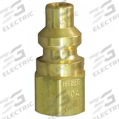 HANSEN Quick Coupler Plug: UNF, 9/16" (MPN 05R). Key specifications — Manufacturer Part Number: 05R; Hose Connection Gender: Female; Hose Connection Size: 9/16 in; Hose Connection Type: UNF; Locking Type: Sleeve; Brand: HANSEN; Color Code: Green.