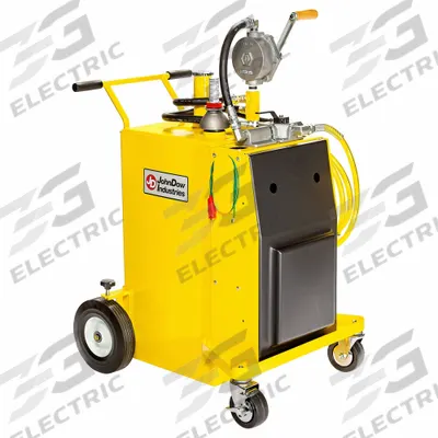 JOHNDOW INDUSTRIES Fuel Caddy: 30 gal Capacity, Diesel, Yellow, Steel - Mobile Fuel Caddies