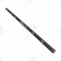 EATON TRIPP LITE PDU: Three-Phase, 42 Outlets, (18) C39/(24) C13, Metered, Remote-Monitored, 0 RU (MPN EVMIGU23X-E). Key specifications — Plug Type: Universal; Brand: EATON TRIPP LITE; Phase: Three-Phase; Receptacle Type: (18) C39; Mounting Location: Vertical Rack; Facing: Front or Side.