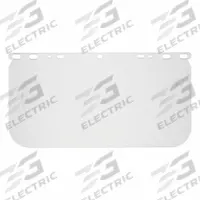 MCR SAFETY Face Shield Visor: 15 1/2 in Overall Wd, 8 in Overall Ht, 0.04 in Overall Thick, Clear (MPN 486400). Key specifications — Material: PETG; Brand: MCR SAFETY; Compatible Grainger Part Number: 2ELP9.