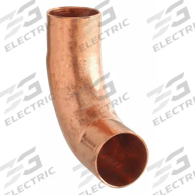 NIBCO Sweat Fitting Elbow: 1 1/4 in CTS x 1 1/4 in CTS, FTG x FTG - Wrot Copper Tube Fittings