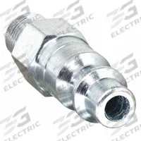 PARKER Quick Connect Hose Coupling: 3/8 in Body Size, 1/2 in Hose Fitting Size, 1/2" -14 Thread Size (MPN H2E-F). Key specifications — Brand: PARKER; Thread Size: 1/2" -14; Hose Fitting Gender: Male.