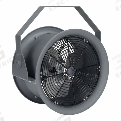 TPI INDUSTRIAL Mounted Fan: 12 in Blade Dia, 120V AC, 1/4 hp Motor HP - High-Velocity Industrial Wall-Mount Fans