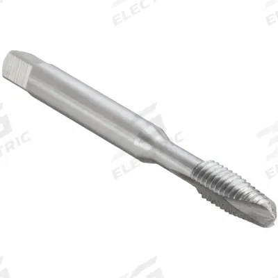 CLEVELAND Spiral Point Tap: #5-40 UNC, H2 / 2B, 2 Flute, Plug Chamfer, High Speed Steel (MPN C57338) - Low-Shear Spiral-Point Taps