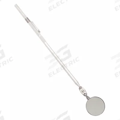 WESTWARD Inspection Mirror: 1 1/4 in Dia Mirror Size, Mirr. Mat. Glass - Standard Inspection Mirrors