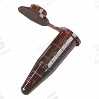 GLOBE SCIENTIFIC Microcentrifuge Tube: Microcentrifuge Tube, Polypropylene, 1.5 mL Capacity - mL (MPN 111564A). Key specifications — Brand: GLOBE SCIENTIFIC; Graduated: Yes; Closure Color: Colorless; Includes: Attached Snap Cap; Includes Closure: Yes; Body Color: Amber; Bottom Shape: Conical; Body Material: Polypropylene.
