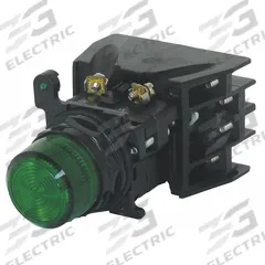 EATON Illuminated Push Button: 30 mm, Metallic, Extended Profile, 1NO/1NC (MPN E34EX828GD24). Key specifications — Manufacturer Part Number: E34EX828GD24; Product Type: Push Button Operators; Series: E34; Brand: EATON; AC Contact Rating: 10 A @ 600 V; Action: Momentary; DC Contact Rating: 2.5 A @ 250 V; Operator Illumination: Illuminated.