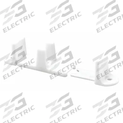 PRIME-LINE Guide: 2 1/8 in Lg, 3 13/16 in Wd - Hanging Door Guides