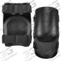 ERGODYNE Knee Pad: Universal, 2 Straps, Buckle, 1 PR (MPN 360). Key specifications — Cap Material: Rubber; Color: Black; Pad Material: Foam; Strap Material: Elastic; Brand: ERGODYNE; Closure: Buckle; Features: Adjustable Straps; Latex Content: Contains Latex.