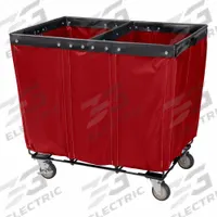 ROYAL BASKET TRUCKS Basket Truck: 14.9 cu ft, 42 lb, 36 in L x 26 in W x 33 1/2 in H, Red, Steel (MPN R36-RRR-PWC-4ULT). Key specifications — Brand: ROYAL BASKET TRUCKS; Liner Color: Red; Caster/Wheel Configuration: (2) Rigid; Assembled/Unassembled: Assembled.