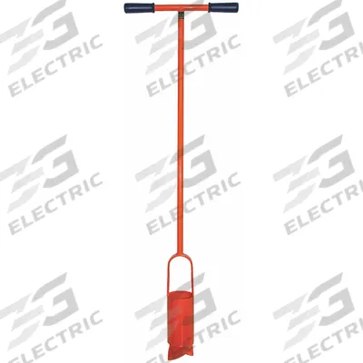 AMS One-Piece Soil Auger: Carbon Steel/Chromoly/Stainless Steel, 2 3/4 in Overall Dia - Soil Augers
