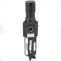 SPEEDAIRE Filter-Regulator: Std Duty Series, 1/2 in NPT, 212 cfm, 40 micron, 5 psi to 150 psi (MPN 4ZK97). Key specifications — attr109419: SPEEDAIRE; attr109429: Aluminum; attr109463: No; attr109467: Rubber; attr109468: Standard Duty.