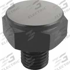 KIPP Positioning Foot w/Flat Face: External Threads, Flat, Steel, M12 Thread Size, 14 mm Thread Lg (MPN K0298.115). Key specifications — attr648515: KIPP.