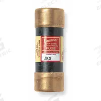 BUSSMANN Fuse: JKS Series, Class J, Cylindrical Body, Fast-Acting, 20 A, 600 V AC, Non-Indicating (MPN JKS-20). Key specifications — attr1287274: JKS; attr211200: BUSSMANN.