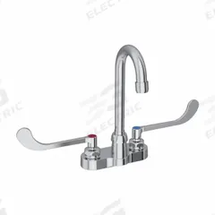 ELKAY Handle-Operated Faucet: Elkay®, Brass, Centerset, Deck, 2 Mounting Holes, 1.5 gpm Flow Rate (MPN LK406GN04T6). Key specifications — Series: Elkay®; Brand: ELKAY.