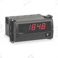 SIMPSON ELECTRIC Digital Panel Meter: 1,999 Display Span - Max, 120 V AC, 0 V DC – 200 mV DC, 1,999 (MPN F35-1-11-0). Key specifications — attr1042966: F35-1-11-0; attr1042969: +/-1.0% of Reading +/- 5 Count; attr1042981: Red; attr1042982: LED; attr1042990: Instructions; attr1042993: 4X; attr1043003: Digital Panel Meter; attr1043006: F35.