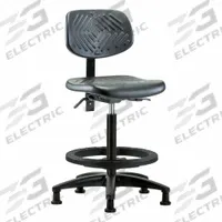 Ergonomic Chair: Polyurethane, Armless, Ht Range 23 1/4 in to 33 1/4 in, 16 in Seat Wd, 0 Casters (MPN BR-PHBCH-RG-T1-A0-BF-RG-BLK). Key specifications — Foot Support: Yes; Back Tilt Backward: 13.5°; Back Tilt Forward: 10.5°; Base Material: Nylon; Brand: APPROVED VENDOR; Product Type: Ergonomic Chair; ESD-Safe: Not ESD Safe; Seat Tilt Backward: 3°.