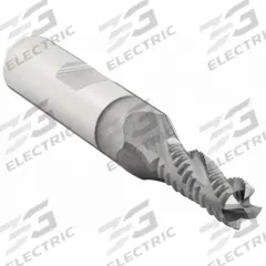 CLEVELAND Roughing End Mill: Cobalt, TiCN Coated, 4 Flute, Coarse Pitch, 3/8" Mill Dia, 3/4" LOC (MPN C31295)