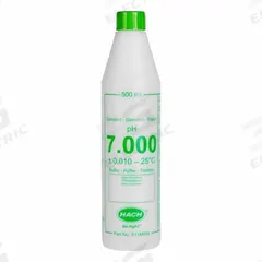 HACH Buffer Standard Solution: 500 mL Volume, Liquid, Bottle, Buffer, S11M004, 1. Key specifications — Brand: HACH; Chemical Family Type: Buffer; Container Type: Bottle; Form: Liquid; Manufacturer Part Number: S11M004; Product Type: Buffer Standard Solution.