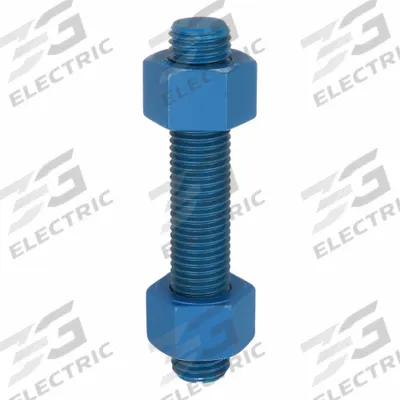 USA FASTENER Fully Threaded Stud: 1"-8 Thread Size, Steel, Grade B7, PTFE Coated, 6 in Lg - PTFE-Coated Fully-Threaded Rods & Studs