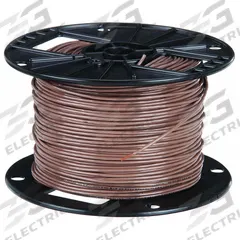 Building Wire: Copper, 16 AWG, 1 Conductors, Stranded, Brown, 500 ft Lg, TFFN (MPN 27039701). Key specifications — Voltage: 600 V; Brand: SOUTHWIRE.