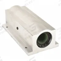 THOMSON Linear Pillow Block Bearing: Twin, Self-Aligning, 1/2 in Inside Dia, TEP 950, FluoroNyliner (MPN FNYBUTWN08ALS). Key specifications — Liner: TEP 950; Material: Aluminum.
