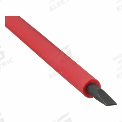 KNIPEX Insulated Precision Slotted Screwdriver: PRO WITTRON, Special Steel, 3/32 in Tip Size - Insulated Precision Slotted Screwdrivers
