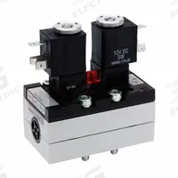AVENTICS Solenoid Air Control Valve: Series 581, Double Solenoid, Five-Way / Two-Position, 24V DC (MPN 5812220100). Key specifications — attr1077643: Plug-In; attr1093108: Solenoid Coil Included; attr1077629: AVENTICS; attr1077665: Internal Pilot; attr1077689: Detent; attr1077692: 581; attr1077625: 5812220100; attr1077679: Non-Locking.