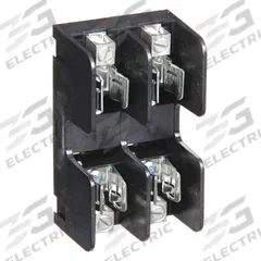 MERSEN Fuse Block: Open Block Design, 2 Pole, 250 V AC, Box Lug, Non-Indicating (MPN 20607). Key specifications — attr233046: MERSEN.