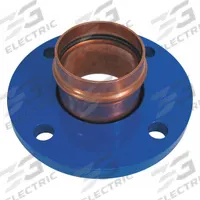 NIBCO Flange,2-1/2",Press End: Flange, 2 1/2 in CTS x 2 1/2 in Pipe size, Press-fit x Flange, Copper (MPN 9145505PC). Key specifications — Brand: NIBCO; Series: PC641; Broad - Material for Bullet: Copper Or Bronze; Brand - Broad: NIBCO.