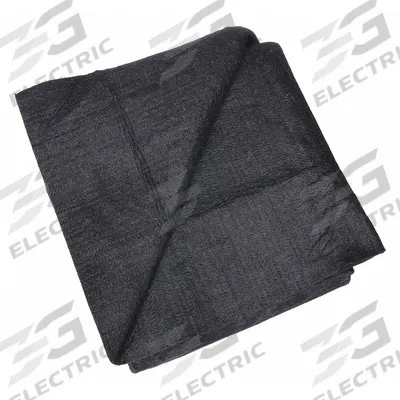 STEINER Welding Blanket: Carbon Fiber, 8 ft Wd, 8 ft Lg, Black - Heavy-Duty Carbonized-Fiber Welding Blankets