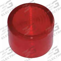 EATON Pilot Light Lens: 30 mm Panel Mounting Hole Dia, Red, Fresnel, Incandescent/LED (MPN HT8BR). Key specifications — Brand: EATON; Compatible with Series: HT800 PresTest; Lens Material: Plastic.