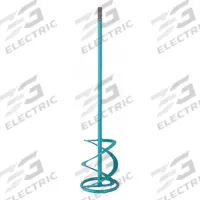 COLLOMIX Concrete Stirring Paddle: Single-Paddle, Medium Viscosity, Hexafix Quick-Disconnect (MPN WK140HF). Key specifications — attr117483: WK140HF; attr117489: Low; attr117479: COLLOMIX.
