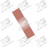 3M Conductive Electrical Tape: Strip, 3/4 in x 3 in, 3.5 mil Thick, 600 V Volt Rating, Copper Foil (MPN 1125)