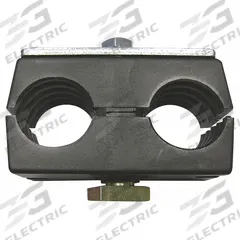 BEHRINGER PIPE SYSTEMS Vibration-Dampening Beta Clamp: Steel Clamp, Polypropylene Cushion (MPN R0T3087-PP)