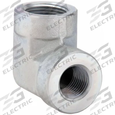 PARKER Metal Pipe Elbow: 3/4 in x 1/2 in, Female NPT Threaded x Female NPT Threaded - Threaded High-Pressure Pipe Fittings