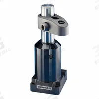 ENERPAC Swing Clamp: Double Acting, 18.7 kN Clamping Force, 29.5 mm Total Stroke, 7.10 cu cm, Right (MPN SLRD202). Key specifications — attr95671: 7.10 cu cm; attr95672: Right; attr97405: SLRD202; attr98896: ENERPAC.