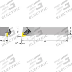 ULTRA-DEX USA Indexable Turning and Profiling Tool Holder: DCLNR 20-4D (MPN 974-000-006). Key specifications — attr257703: DCLNR 20-4D.