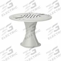 CORTECH Table: 29 in Overall Ht, 42 in Overall Dia, Game Top Included, Ballast Accepted, Stone Gray (MPN 670SGGT). Key specifications — Brand: CORTECH; Accepts Ballast: Ballast Accepted; Table Color: Stone Gray; Table Material: Polyethylene; Furniture Series: Endurance.