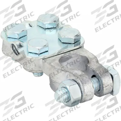 QUICKCABLE Battery Terminal: Military, Bolt, 2 to 1/0 ga, Negative/Positive, Lead - Military Alignment