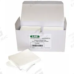 LABEXACT Moisture Analyzer Pad: 4 in Overall Lg, 4 in Overall Wd, 1/64 in Overall Ht, 400 PK (MPN 45FG80). Key specifications — Compatible Manufacturer Part Number: compatible with every known major moisture analysis instrument; Product Type: Moisture Analyzer Pad.