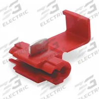 3M Insulation Displacement Connector: 2 Ports, Red, 22 AWG – 14 AWG Run Size Range, 600 V (MPN 905-POUCH). Key specifications — attr1308123: 3M; attr1351571: No.