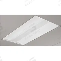 PHILIPS Recessed Troffer: 4 ft Lg, 2 ft Wd, 4,200 lm, 3500K, 33.7 W, 120 to 277V AC, No Sensor (MPN 2FGXG42B835-4-RS-UNV-DIM). Key specifications — attr1261884: 120 to 277V AC; attr1261878: PHILIPS; attr1261883: (3) Lamp T8; attr1261870: 3500K; attr1261880: Yes.